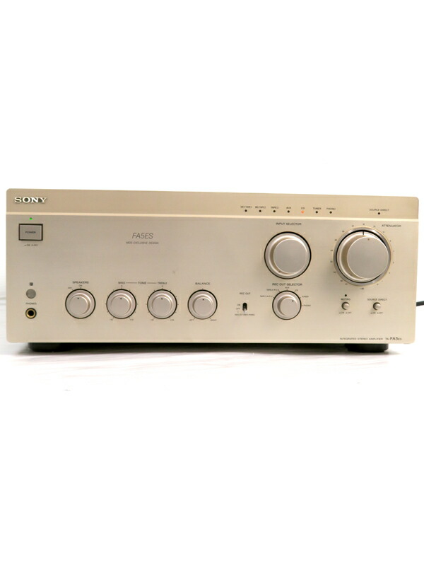 SONY ソニー アンプ FA5ES 動作未確認 SONY ソニー アンプ FA5ES 動作
