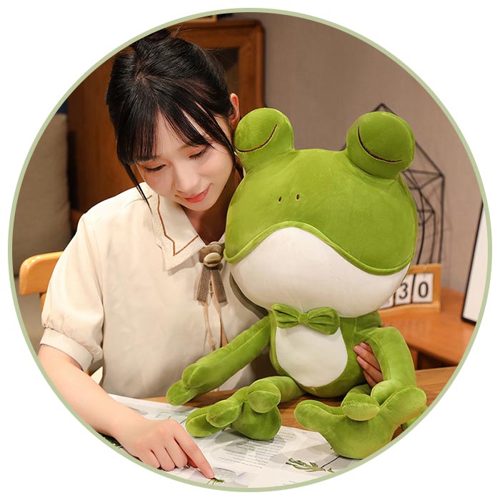 楽天市場】ぬいぐるみ カエル かえる 雑貨FROG グリーン 蛙