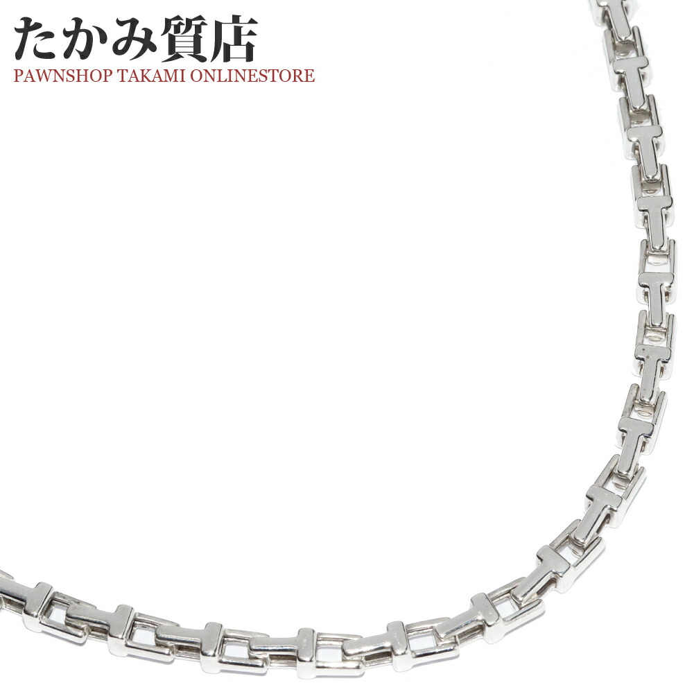 楽天市場】ティファニー チェーンネックレス SV Tナローチェーン