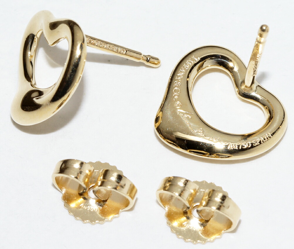 楽天市場】ティファニー ピアス K18YG エルサペレッティ オープン