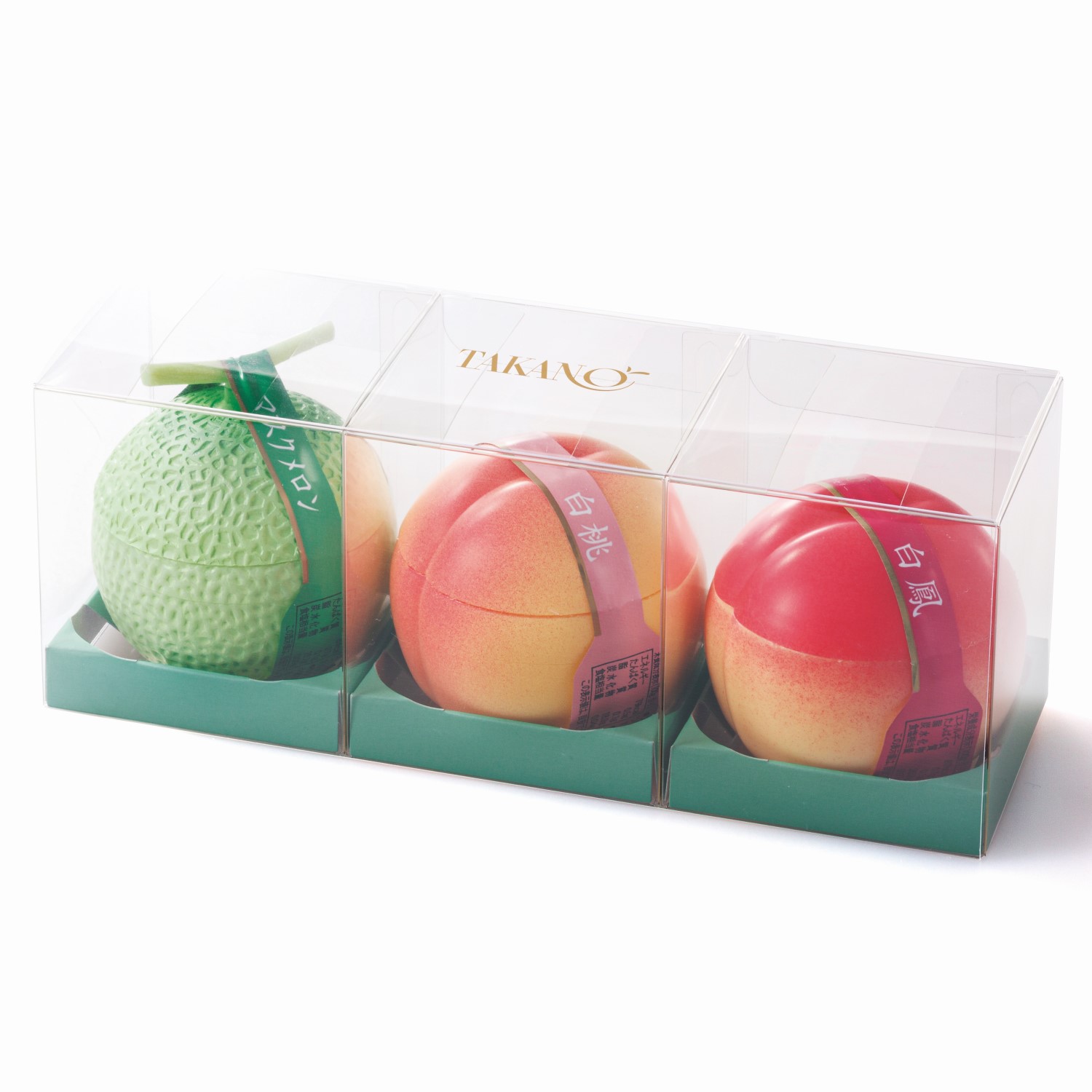 楽天市場】公式 新宿高野 果実ピュアゼリー3入EA （マスクメロン、白桃