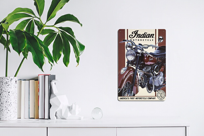 インディアンモーターサイクル indian ダイキャスト ブリキ インテリア