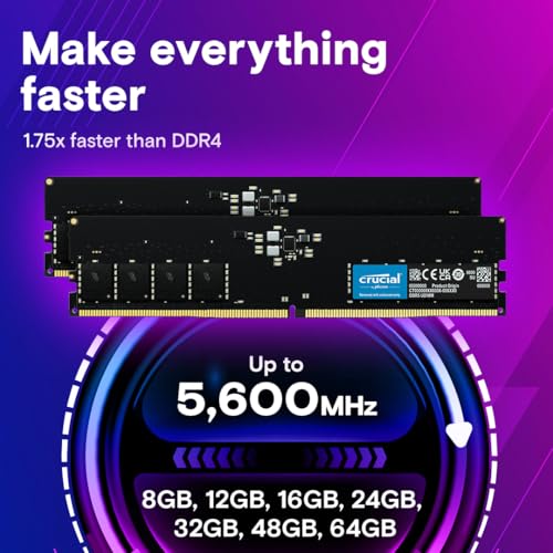 楽天市場】Crucial デスクトップ用メモリ 32GBX2枚 DDR5-5600 正規代理
