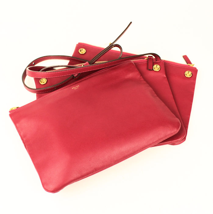 楽天市場】CELINE / セリーヌ トリオ ラージ 斜め掛け ショルダー