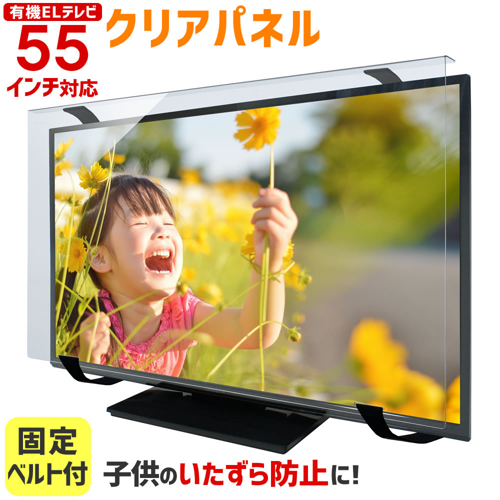 楽天市場】有機ELテレビ保護パネル 55インチ 55型 クリアパネル 固定