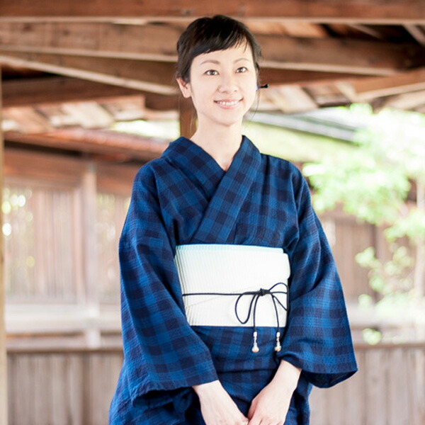 楽天市場】しじら織 レディース 浴衣 久留米 日本製 縦縞 単衣 洗える