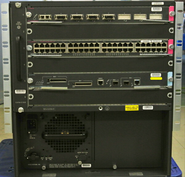楽天市場】Cisco Catalyst 6500-E WS-C6506-E (SVE720) 設定初期化済