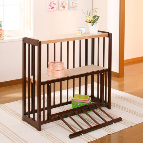 楽天市場】【ミニふとん付き】キンタロー 収納付きベビーベッド ミニ