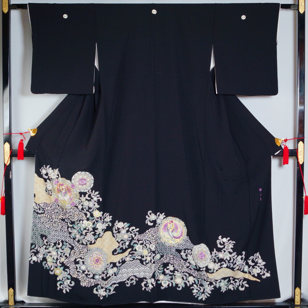 楽天市場】着物セット 帝王紫 黒留袖・誉田屋源兵衛 袋帯 2点 セット