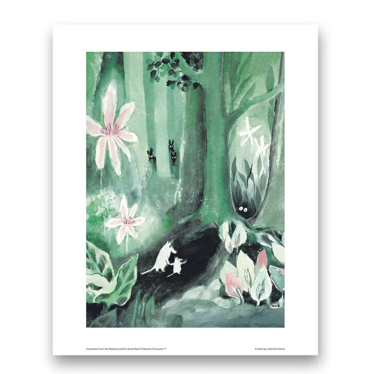 楽天市場】MOOMIN ムーミン Putinki カラーミニポスター 小さな