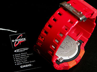 楽天市場】CASIOカシオGショック ジーショック GLX-5500A-4レッドLIDE