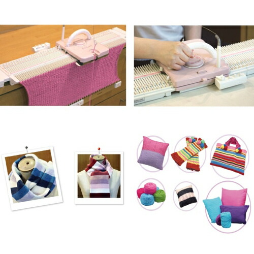 楽天市場】DLLES IN ドレスイン GK-370 かんたん編み機 Happy Knitting