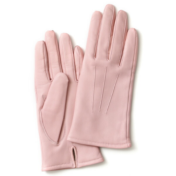 楽天市場】KURODA(クロダ) 革手袋 レディース カシミヤ裏地 ピンク