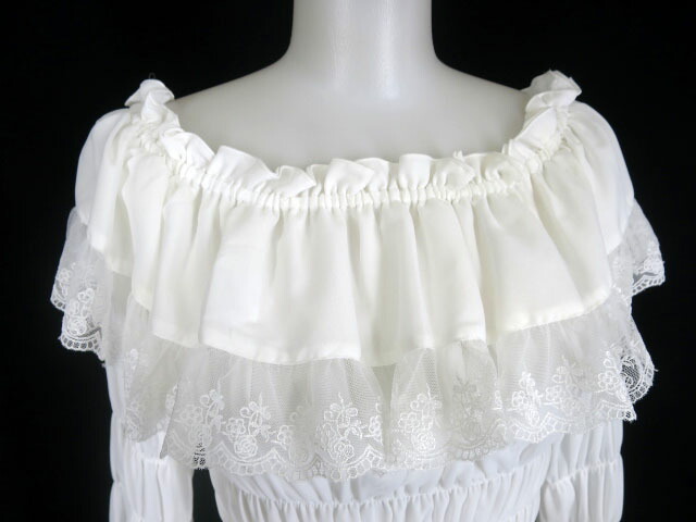 楽天市場】ATELIER PIERROT / レースシャーリング姫袖ブラウス
