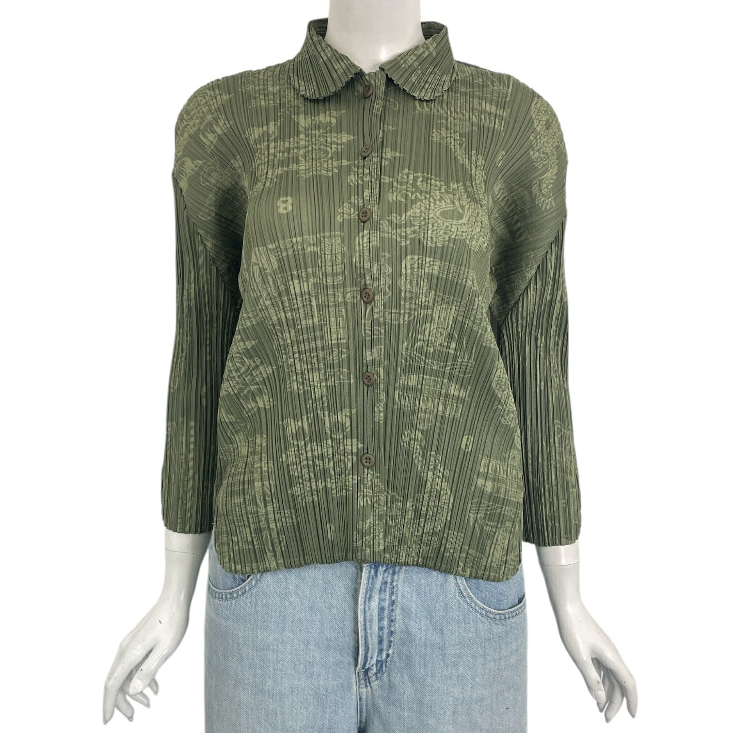 楽天市場】シャツ・ブラウス（ブランドイッセイミヤケ・柄総柄