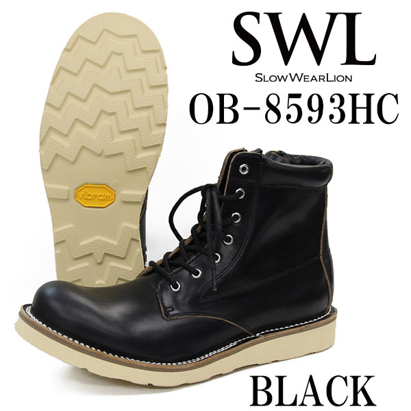 楽天市場】SWL【SLOW WEAR LION】ZIP MID BOOTS HORWEEN CHROMEXCEL