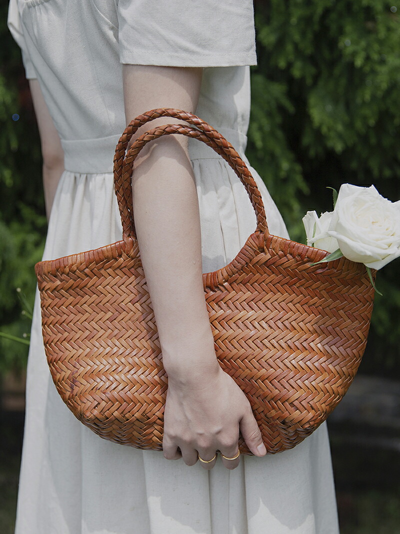 楽天市場】かごバッグ 大人 かわいい 巾着 牛革 本革 メッシュバッグ