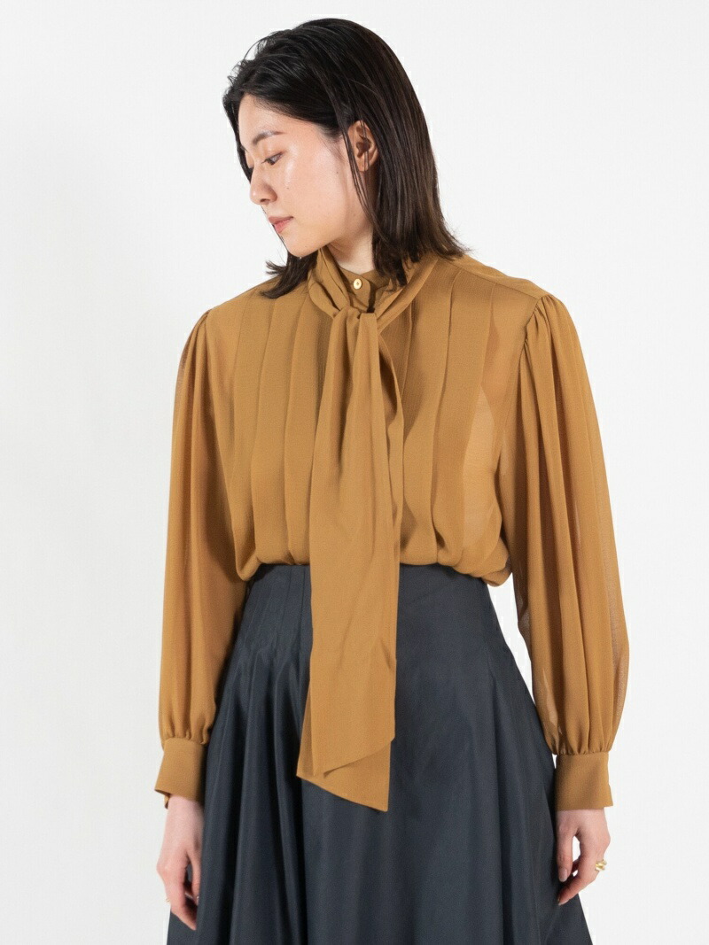 楽天市場】【SALE／30%OFF】オジヤシフォン ボウタイブラウス Ballsey