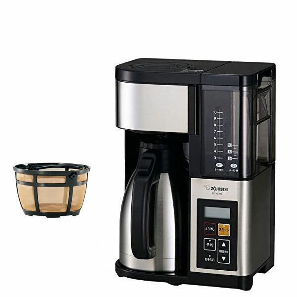 楽天市場】象印 コーヒーメーカー 珈琲通 3〜10杯用 EC-YS100