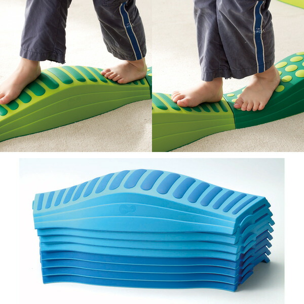 楽天市場】平均台セット 複合バランス遊具 レインボーバランスストーン