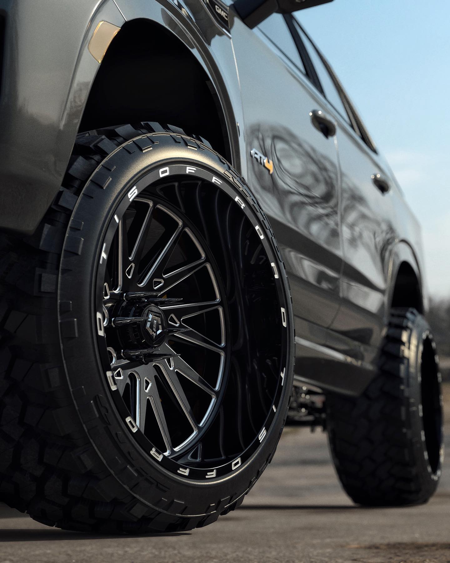 楽天市場】TIS OFFROAD 547BM グロスブラックミルド 24インチアルミ