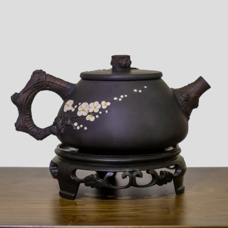 楽天市場】建水紫陶 手作り 中国茶器 コップ付き 220~260ml 茶壺 陶器