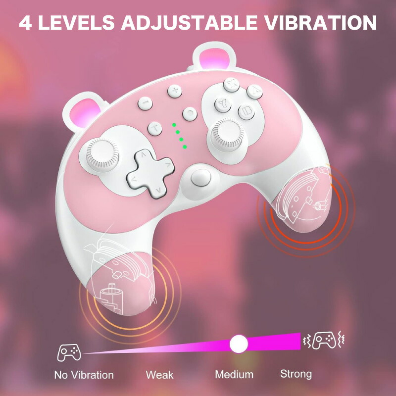 楽天市場】switch コントローラー プロコン pink ジョイコン スイッチ