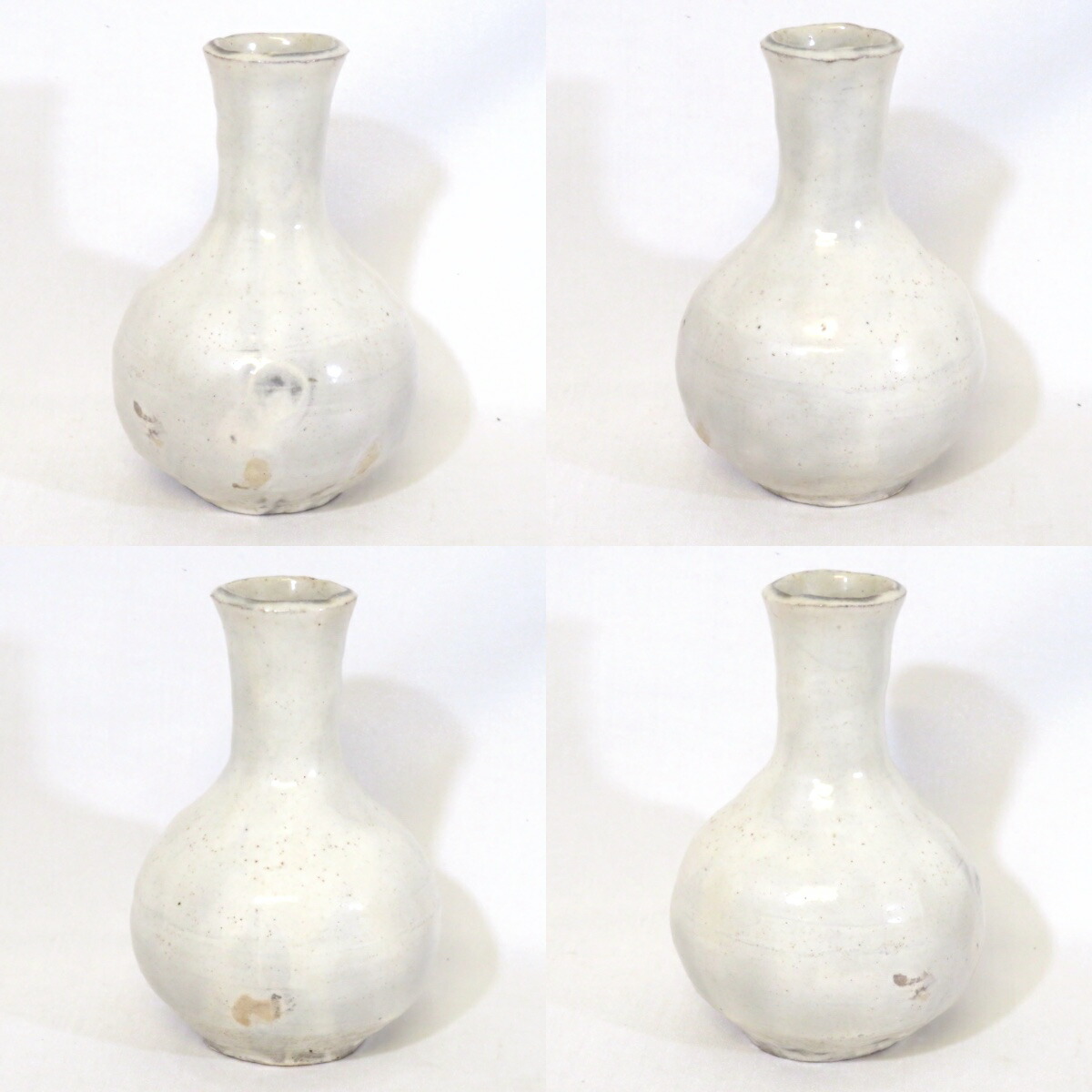 徳利 荒川武夫(人間国宝 荒川豊蔵の長男)作 粉吹き 水月窯 徳利 荒川