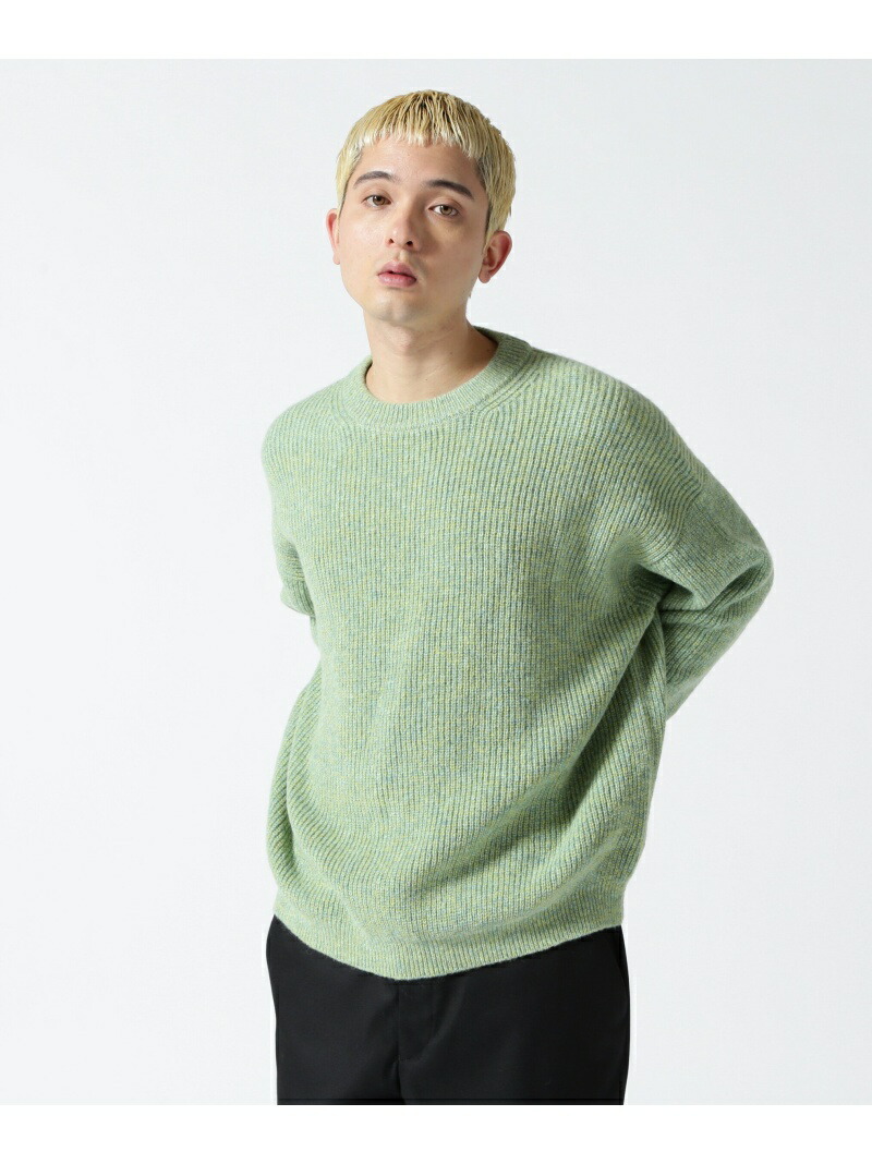 楽天市場】YOKE/ヨーク/BABY ALPACA RIB SWEATER GARDEN TOKYO