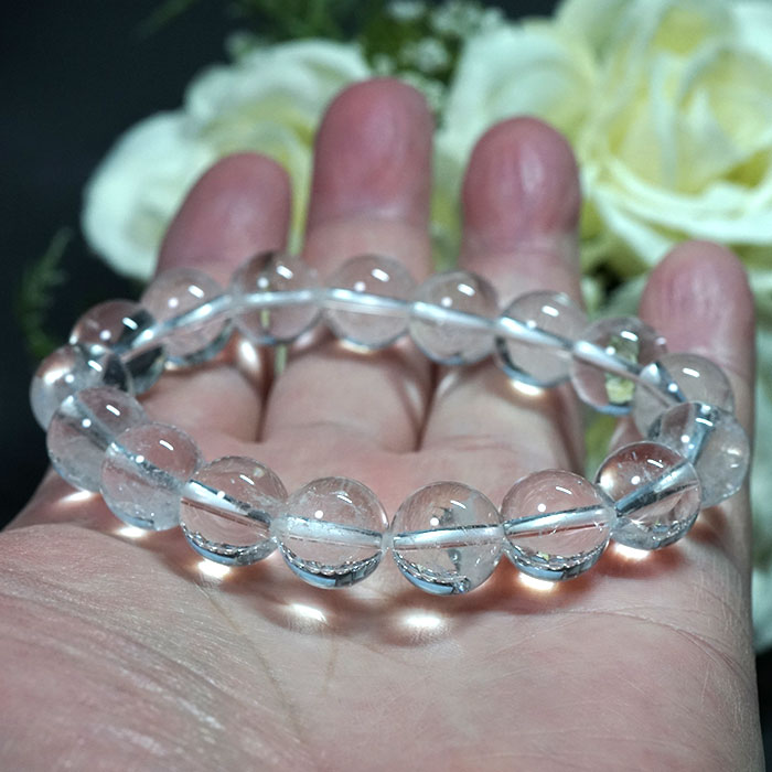 楽天市場】【30％OFF】ヒマラヤ水晶 ブレスレット 12mm