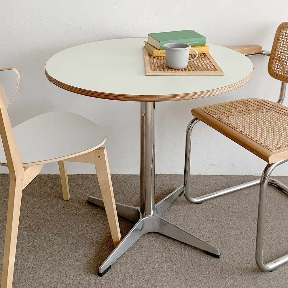 楽天市場】O'gre オグレ シラカバHPLホマイカ円形テーブル 韓国