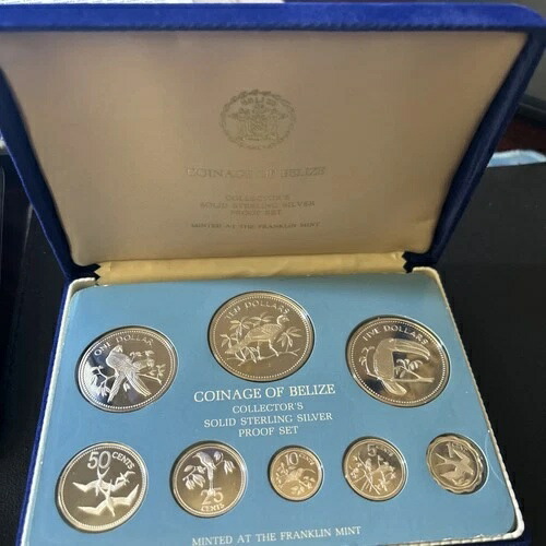 楽天市場】1975年ベリーズ硬貨 純銀製プルーフセット フランクリン