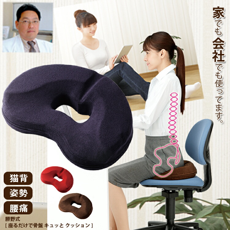 楽天市場】【医学博士監修】 骨盤矯正 姿勢矯正 クッション 腰痛