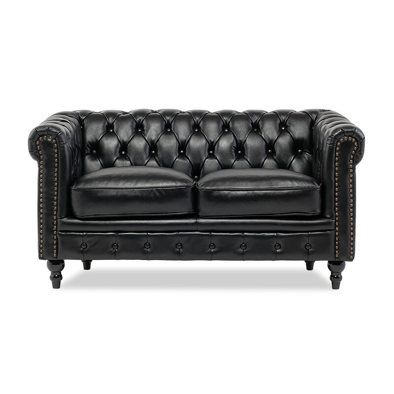 楽天市場】VINCENT ヴィンセント チェスターフィールド ソファ 本革