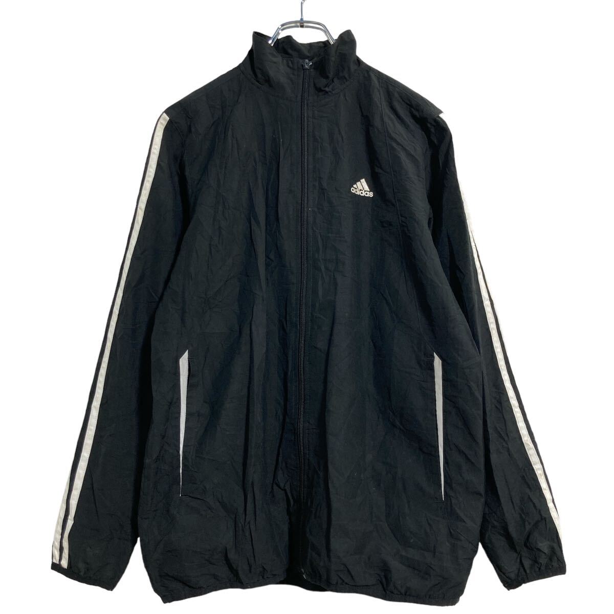楽天市場】【中古】【古着】 adidas ナイロンジャケット XL ブラック