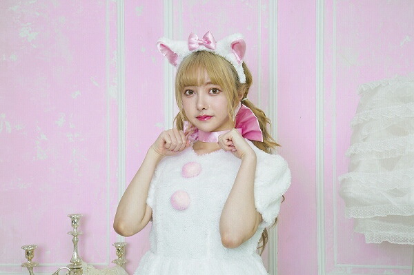 楽天市場】ふわもこアニマル リボンキャット [白猫 コスプレ ネコ衣装