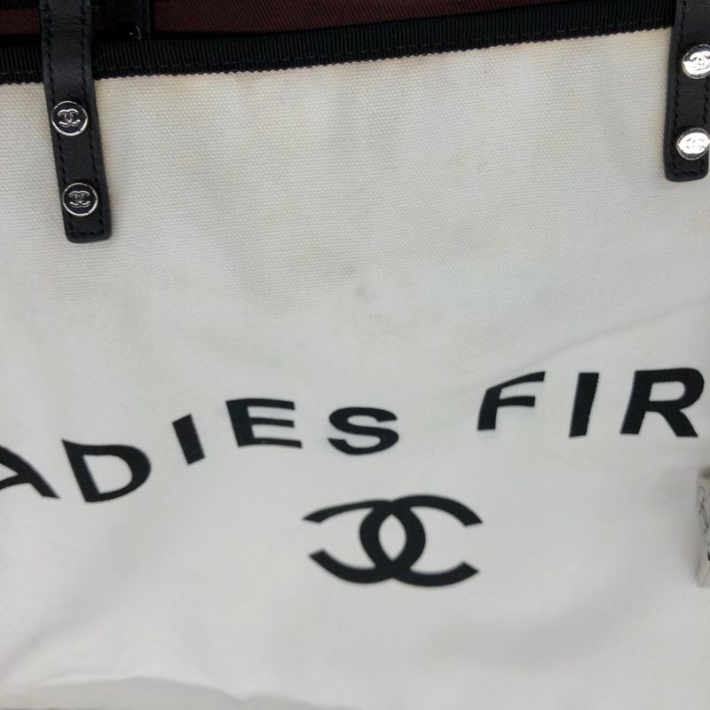 楽天市場】シャネル CHANEL レディファースト キャンバス汚れあり
