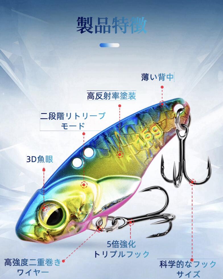 楽天市場】＼SS限定半額／【収納ケース付き】【5個セット】ルアー釣り