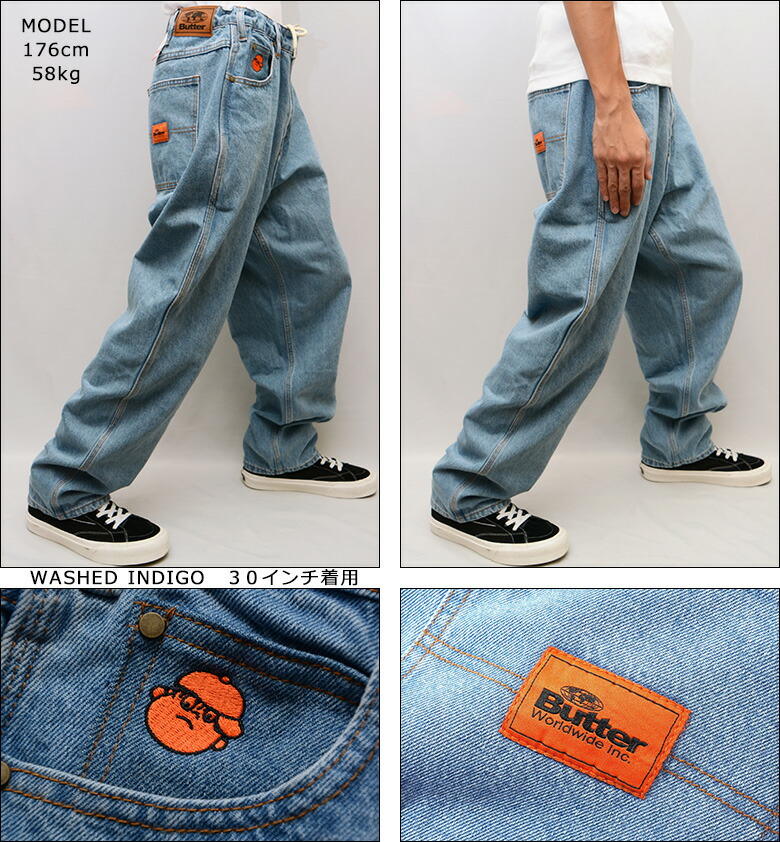 楽天市場】バターグッズ パンツ BUTTER GOODS SANTOSUOSSO DENIM JEANS