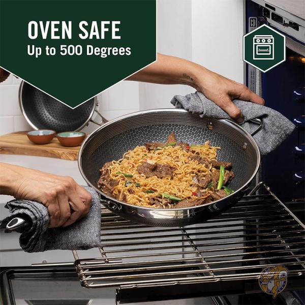 楽天市場】中華鍋 ハイブリッド ノンスティック 30cm クール ハンドル