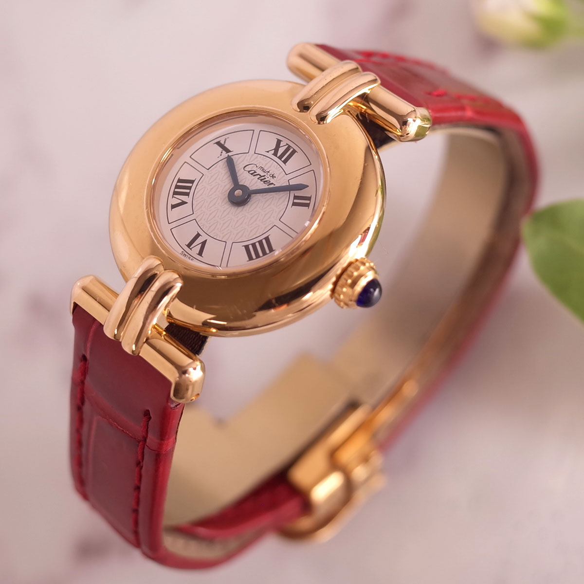 楽天市場】カルティエ マストコリゼ W1009954 ヴェルメイユ 純正革