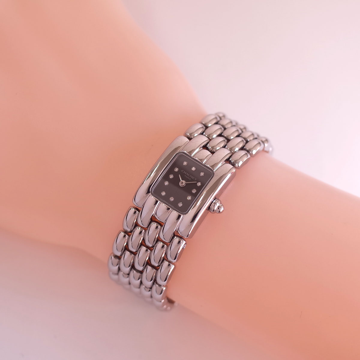 楽天市場】ショーメ ケイシス SM ダイヤインデックス 12PD 黒文字盤