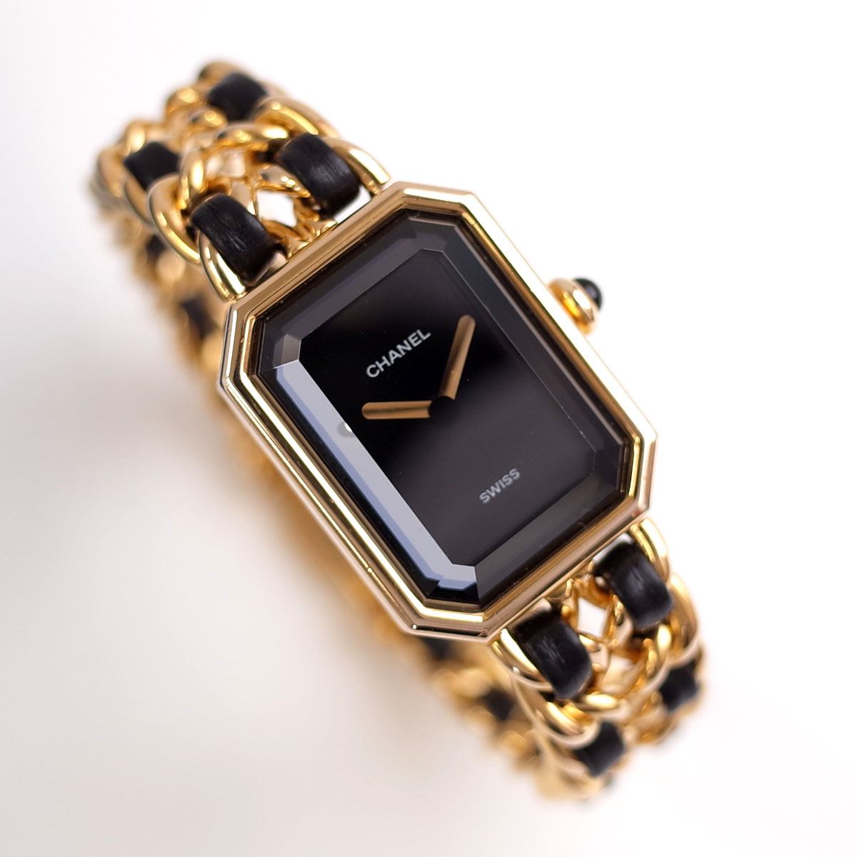 楽天市場】シャネル CHANEL プルミエール ブラック ゴールド H0001 L
