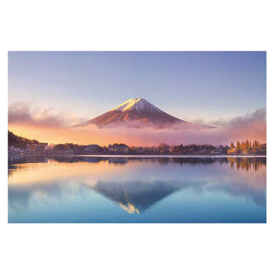 楽天市場】ジクソーパズル 1000ピース 朝霧と鏡富士 【 室内遊び