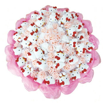 ハローキティ ぬいぐるみ 花占いシリーズ 6体セット ハローキティ