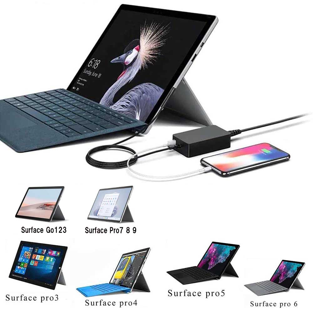 楽天市場】Surface 互換充電器 サーフェス 充電器 Surface Pro充電器