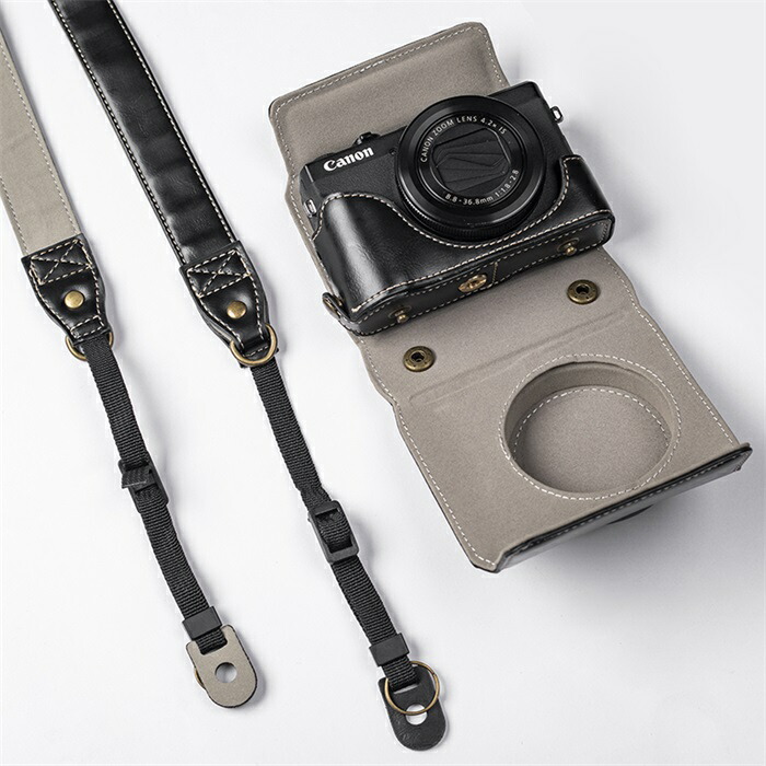 楽天市場】G7X3 カメラケース レザーケース 保護ケース カメラ保護 合