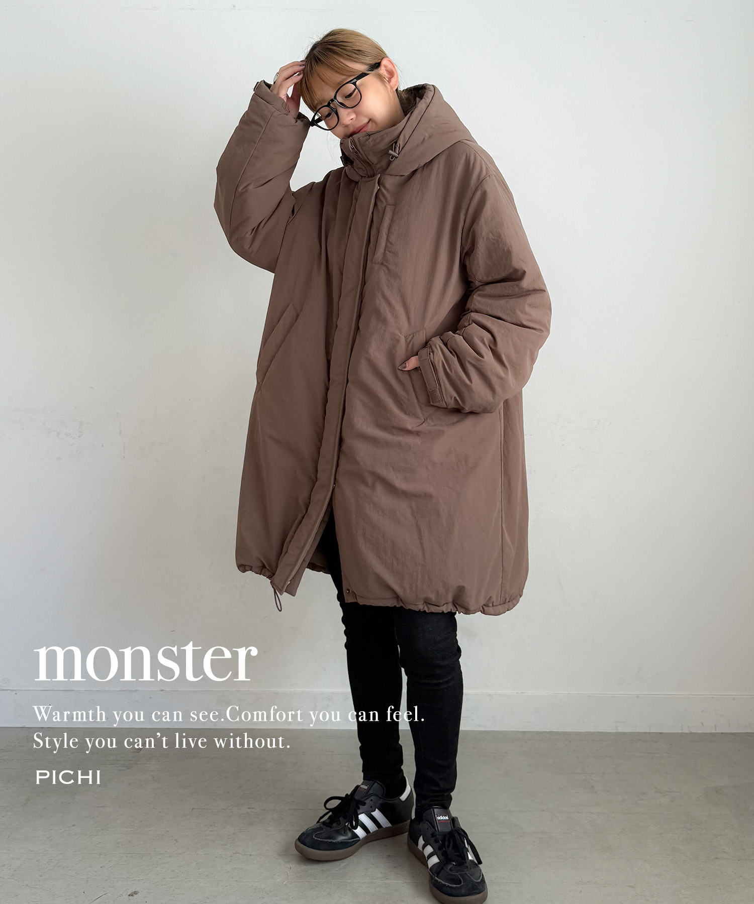 楽天市場】モンスターコート オーバーコート モンスターダウン 中綿