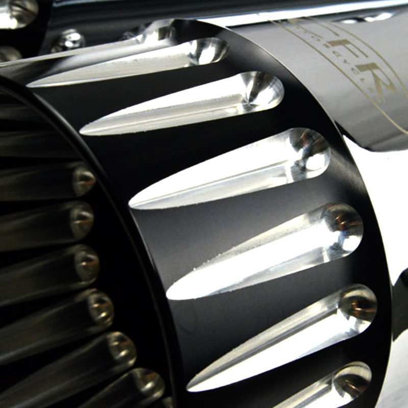 楽天市場】CFR□ダブルフルートマフラー クロームボディ×コントラスト