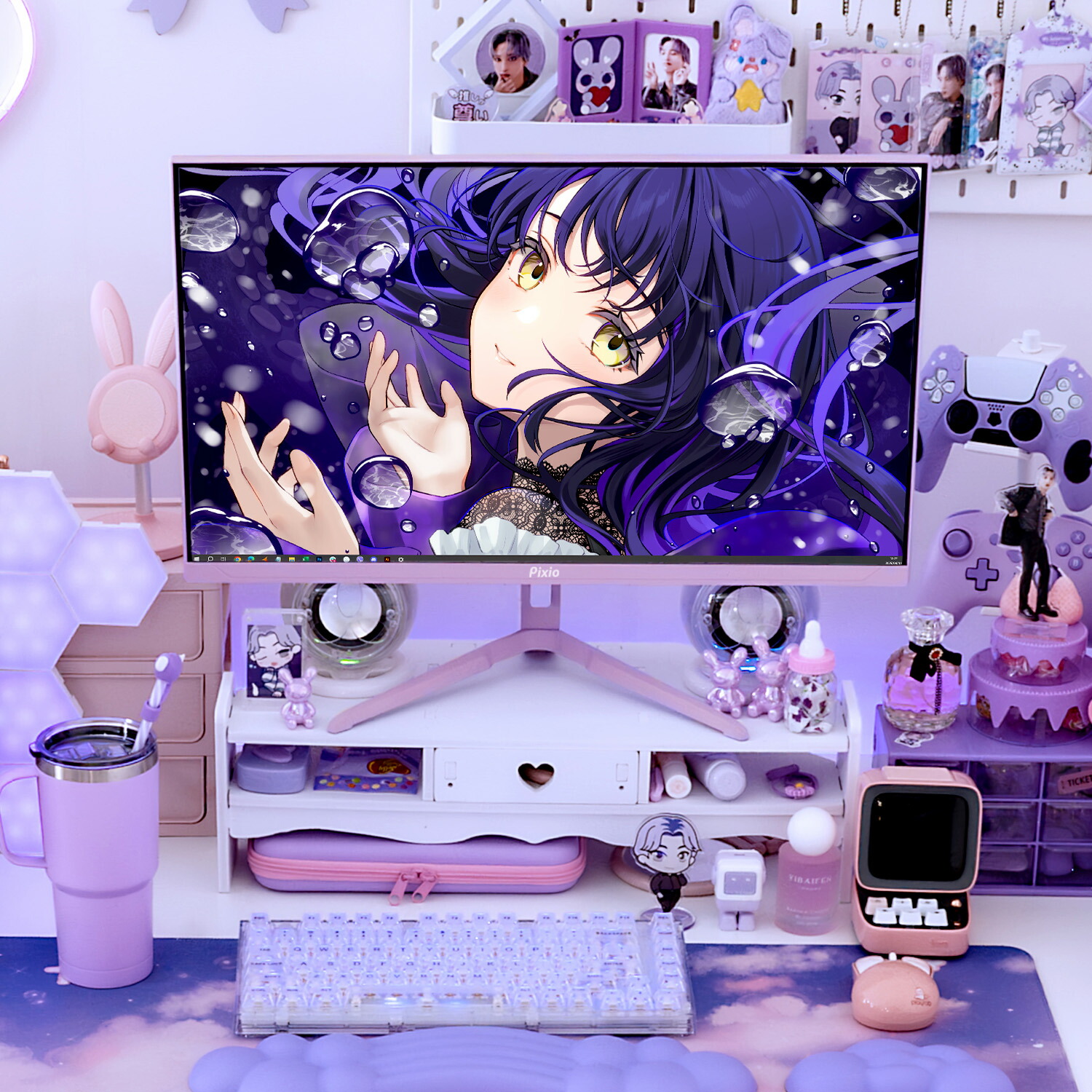 楽天市場】Pixio ゲーミングモニター 24インチ ホワイト PX248WAVE 白